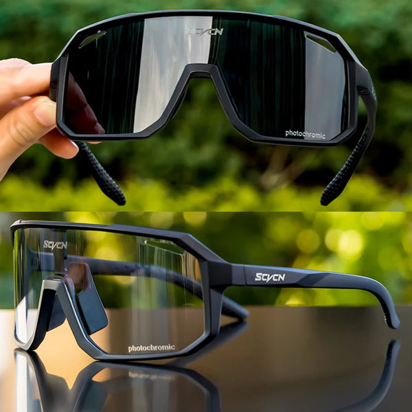 Lunettes de cyclisme photochromiques avec protection UV400