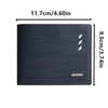 Classic PU Leather Bifold Wallet for Men