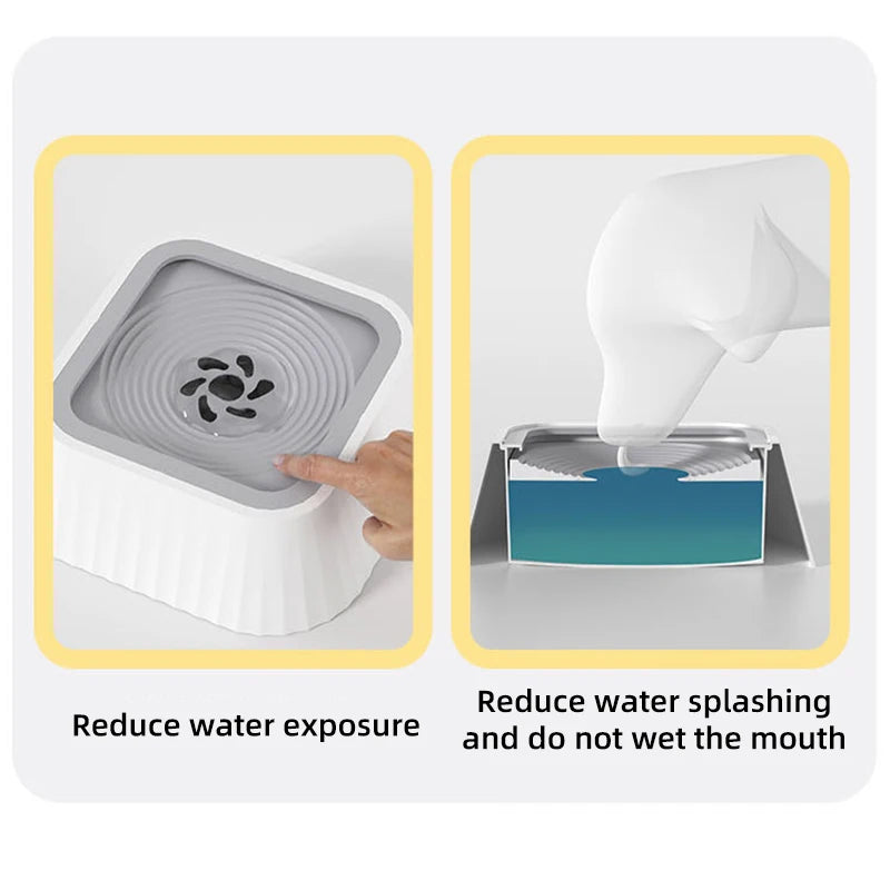 Spill-Proof Floating Pet Water Bowl