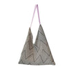 Geometric V-Shape Tote Bag