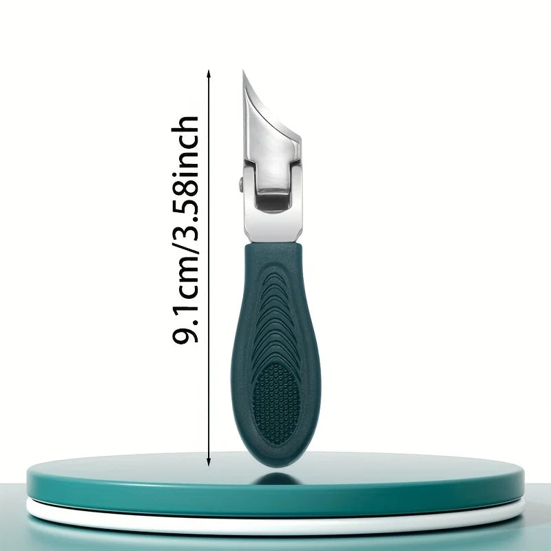 Angled Stainless Steel Nail Clippers for Thick Nails — Set of 3