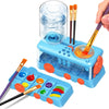 4-in-1 Paint Brush Cleaner and Holder with Palette