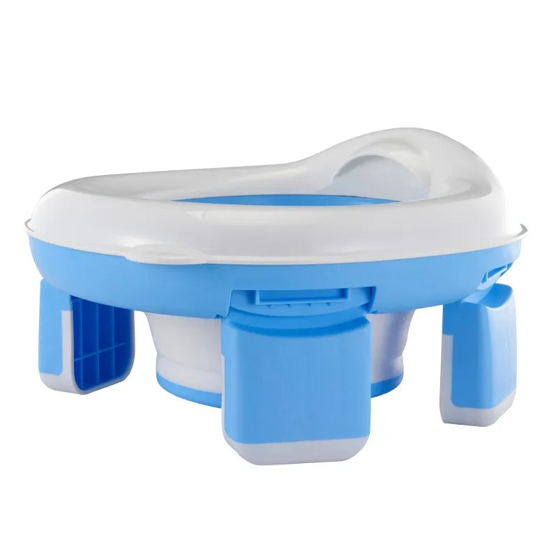 Foldable 3-in-1 Travel Potty for Kids with Disposable Bags