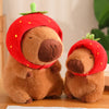 Cute Turtle Backpack Capybara Plush Toy Set