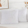 Luxury Faux Fur Throw Pillow Covers (Set of 2)