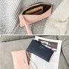 Slim PU Leather Zip-Around Wallet with Card and Phone Pockets