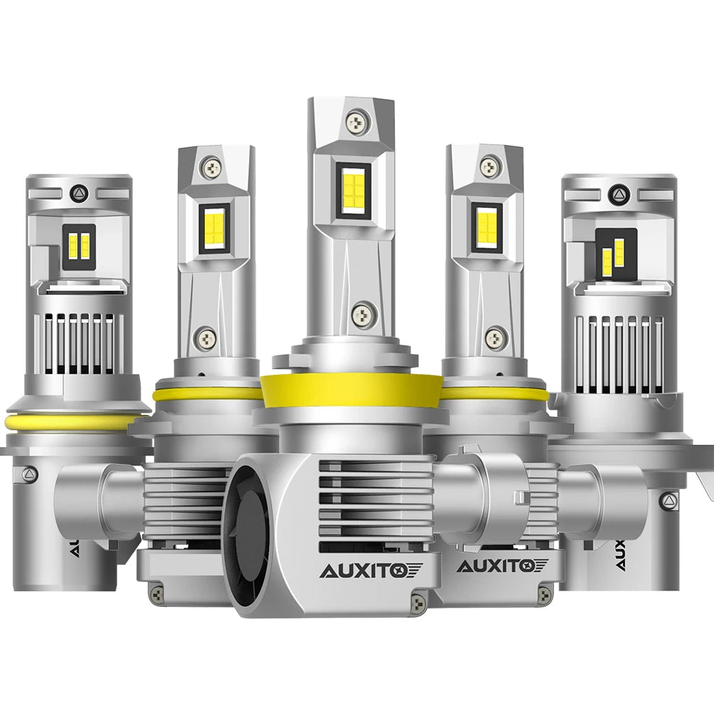 Ultra-Bright LED Headlight Bulbs (Pair) – 6000K White