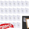 Adhesive Wall Hooks for Hanging Pictures and Decor