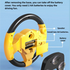 360° Rotating Music Steering Wheel Toy for Kids