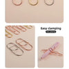 Heart-Shaped Metal Pen Clips for Notebooks and Journals