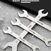 Ultra-Thin Dual-End Open Wrench for Tight Spaces