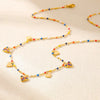 Heart Charm Stainless Steel Jewelry Set