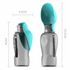 Botella de Agua Plegable para Mascotas con Bebedero