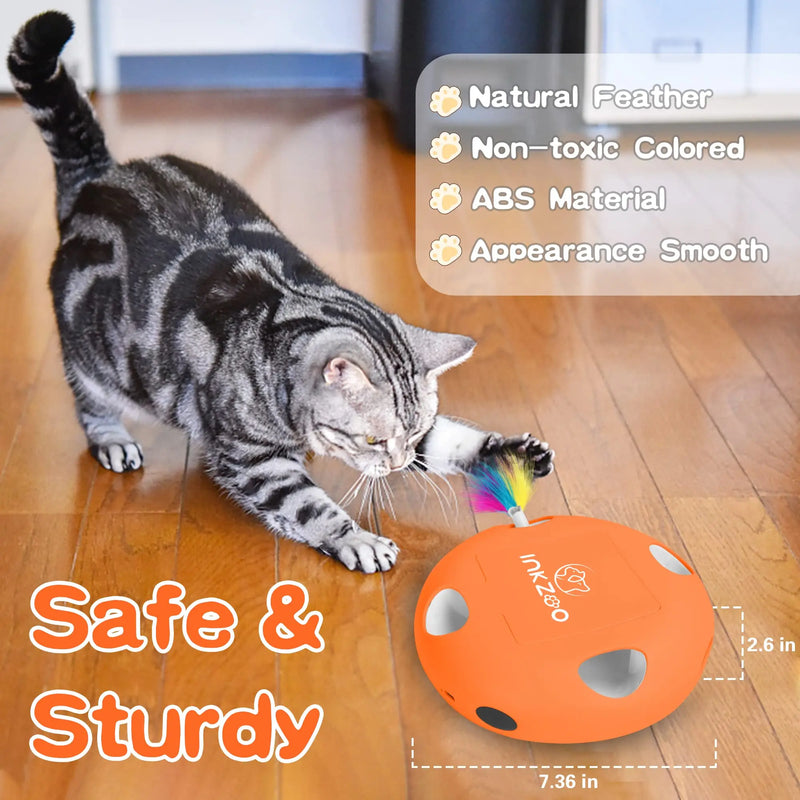 Interactive Whack-A-Mole Cat Toy with Smart Sensor