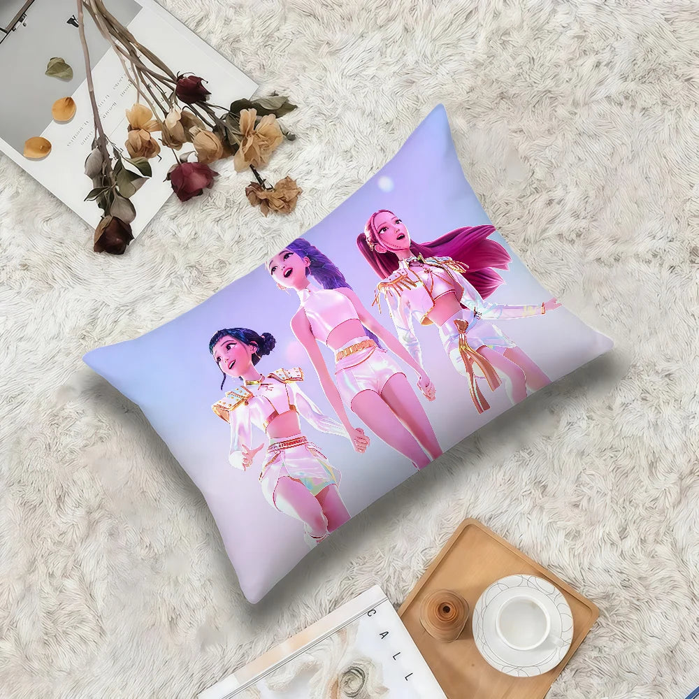 K-Pop Demon Hunters Printed Pillow Cover