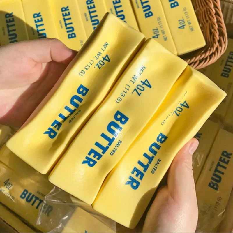 Large Butter Stick Stress Relief Squeeze Toy