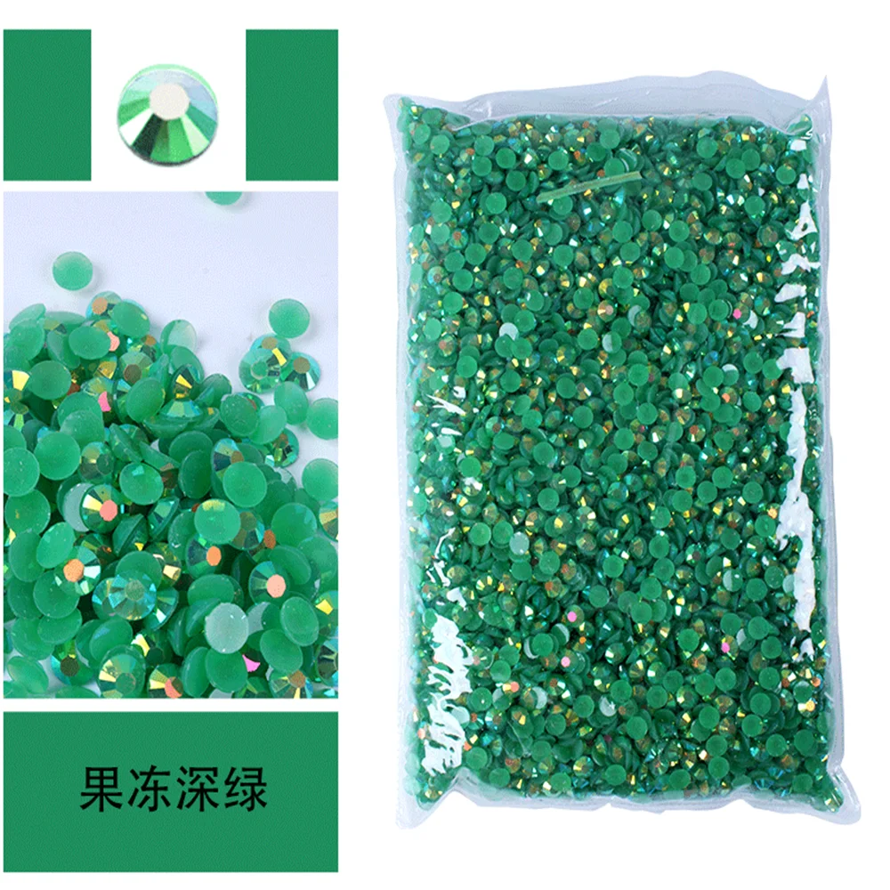 Jelly AB Flatback Resin Rhinestones (2-6mm)