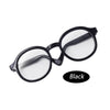 Black transparent plastic sunglasses for dolls