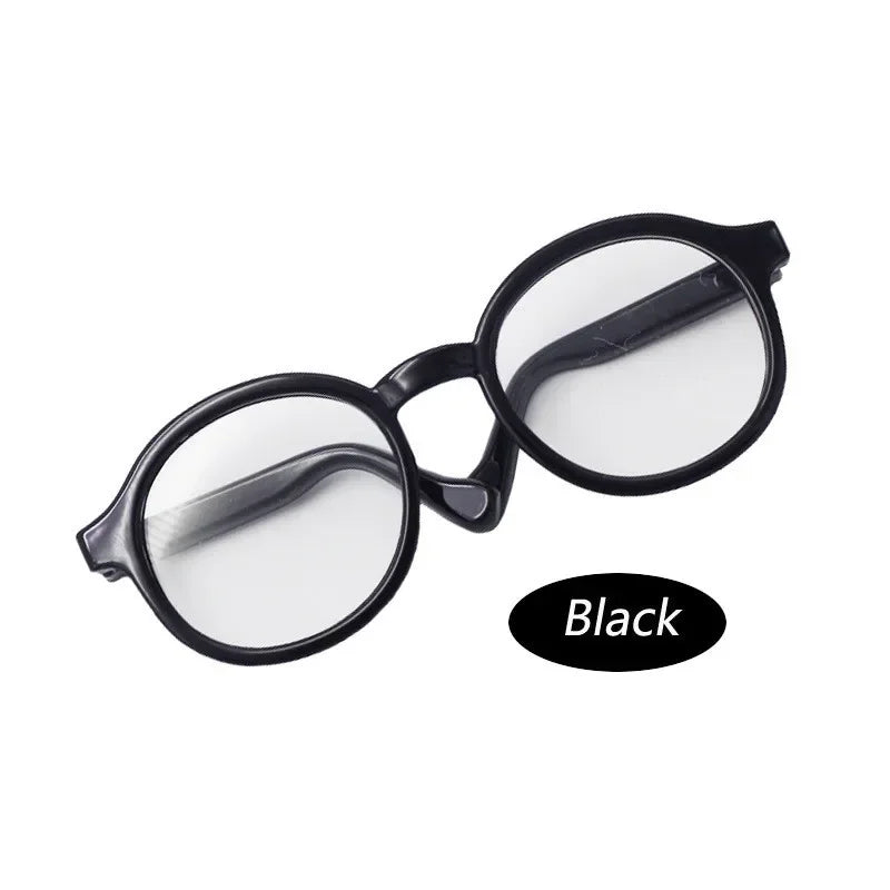 Black transparent plastic sunglasses for dolls