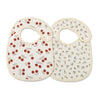 Soft Cotton Baby Bibs with Waterproof Backing – Set of 2
