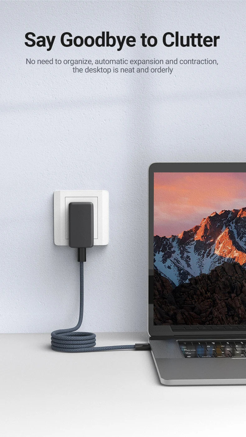 Magnetic USB-C to USB-C Fast Charging Cable (100W)