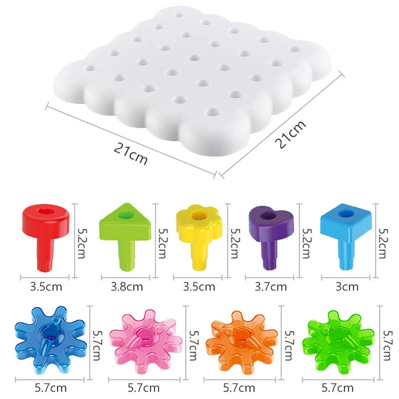 Montessori Peg Board Stacking Toy for Kids