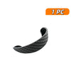 A single piece of carbon fiber rain cover for a car rear camera, designed to provide waterproof visor protection.