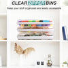 Foldable PET Storage Box with Zipper Closure