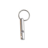 Compact Aluminum Survival Whistle Keychain