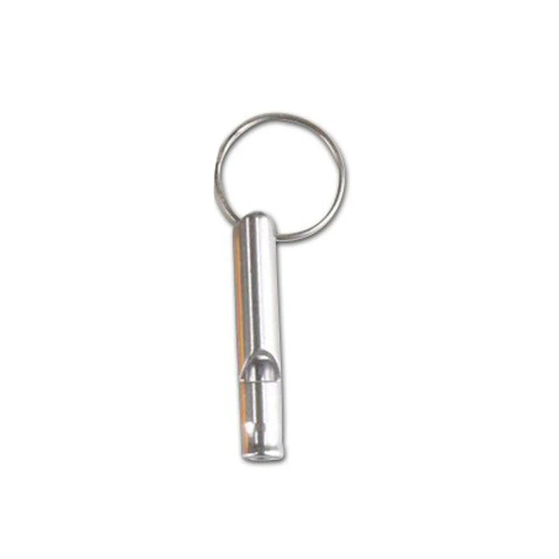 Compact Aluminum Survival Whistle Keychain