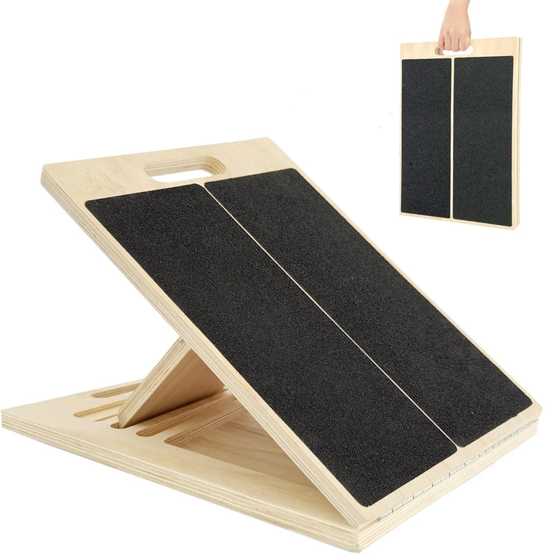 Verstellbares Holz-Waden-Dehnbrett