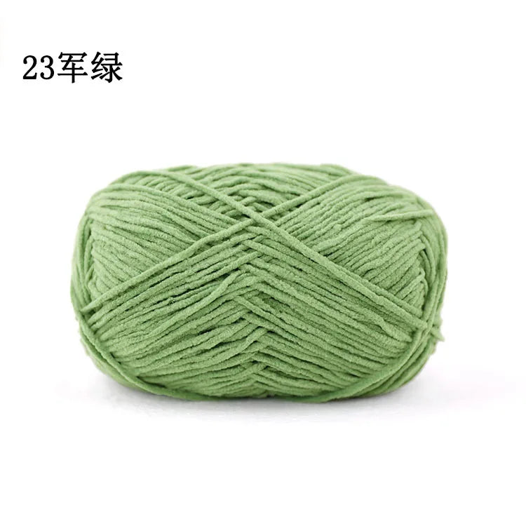 Matte Chenille Yarn for Crochet and Knitting