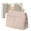 Multi-Pocket Felt Purse Organizer