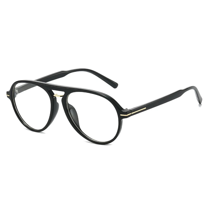 Retro Double-Beam Pilot Sunglasses