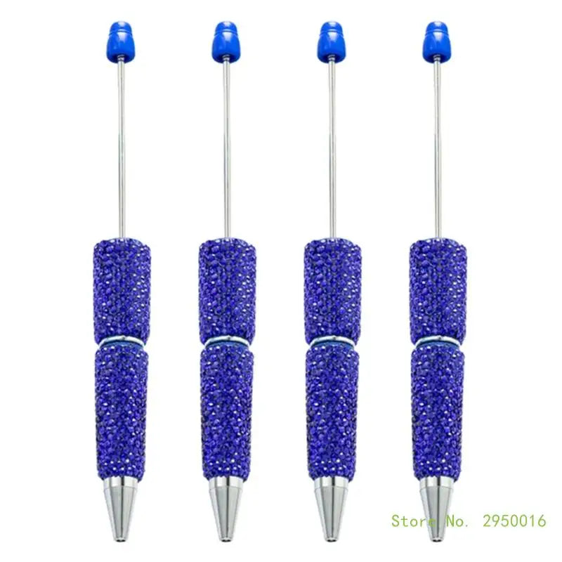 Elegante Perlen-Rhinston-Ballpoint-Stifte (4er Set)