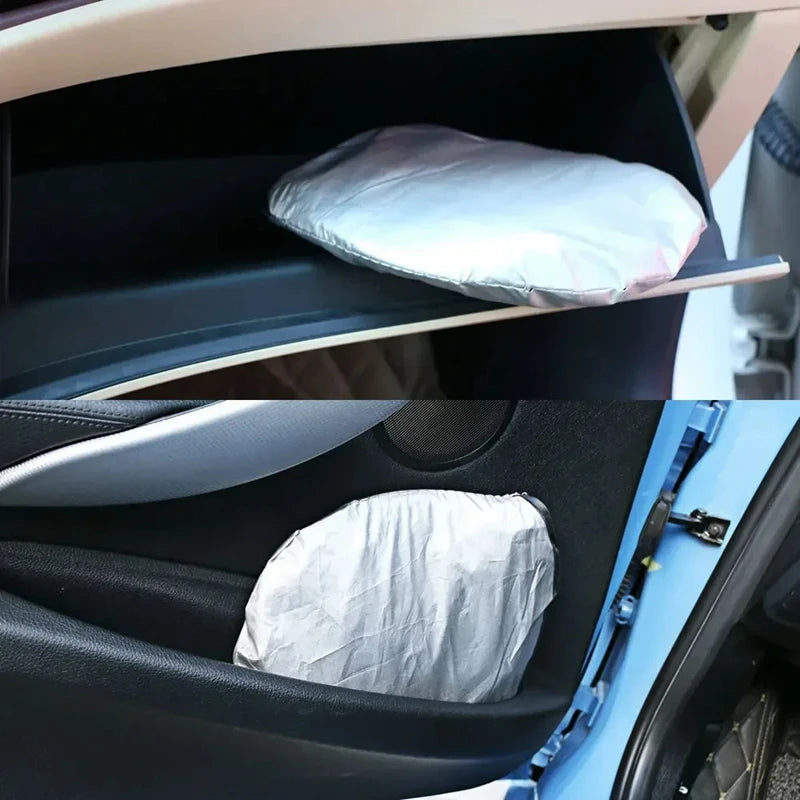 Folding Car Windshield Sun Shade with Storage Bag