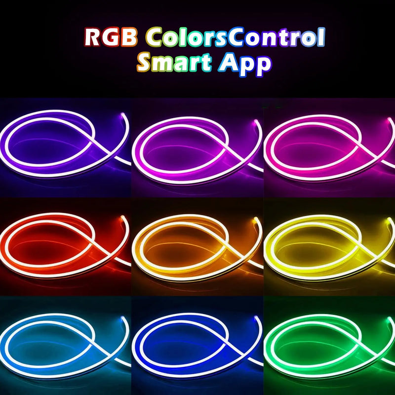 Flexible RGB LED Neon Rope Light