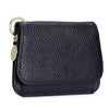 Women's RFID-Blocking Leather Wallet with Keychain and Coin Pocket