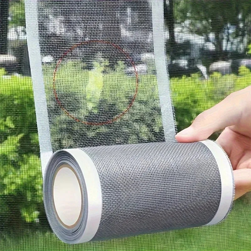 Self-Adhesive Screen Repair Tape for Windows and Doors