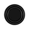 A stack of black silicone pads used for universal car door anti-collision protection.