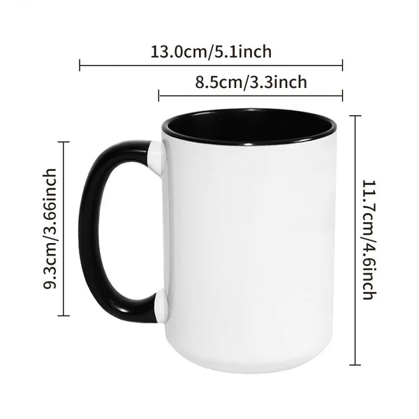 Personalized 15oz Ceramic Coffee Mug