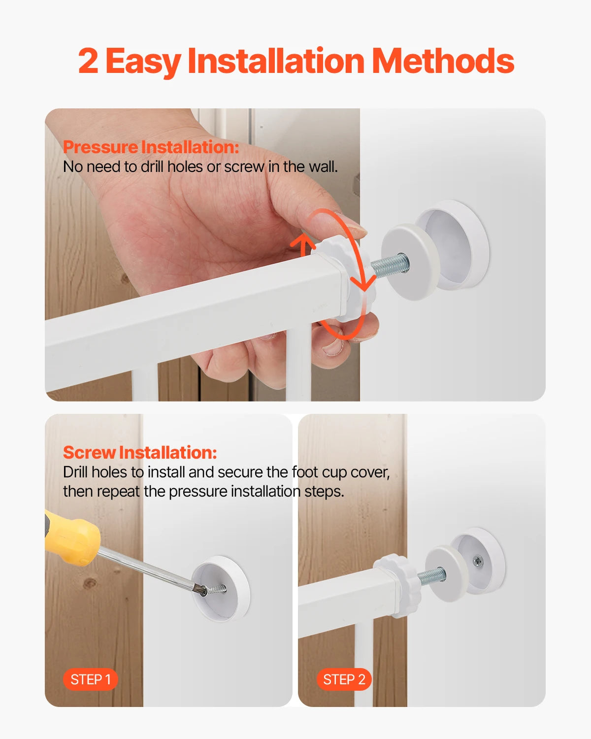 Walk-Through Safety Gate for Babies and Pets