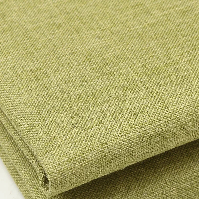 Premium Cotton-Linen Upholstery Fabric – Solid Colors, Durable & Versatile