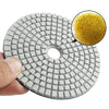 4-Inch Diamond Polishing Pads with Backer Pad (50-3000 Grit)