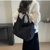 Multi-Pocket Corduroy Tote Bag – Large Capacity Casual Satchel for Travel, Work & Commute