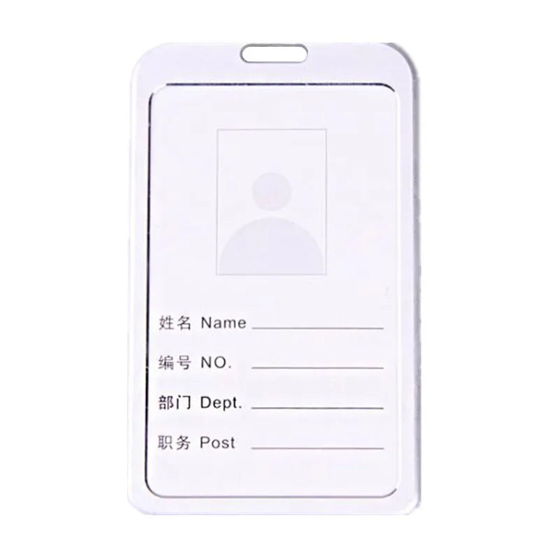 Slim ID Badge Holder with Lanyard