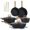 15-Piece Ceramic Non-Stick Cookware Set
