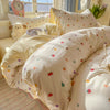 Washed Microfiber Duvet Cover Set with Pillowcases