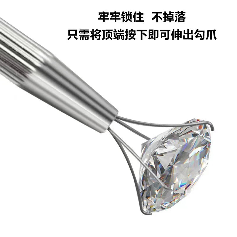 Precision Jewelry Gripper with 4-Claw Diamond & Bead Holder