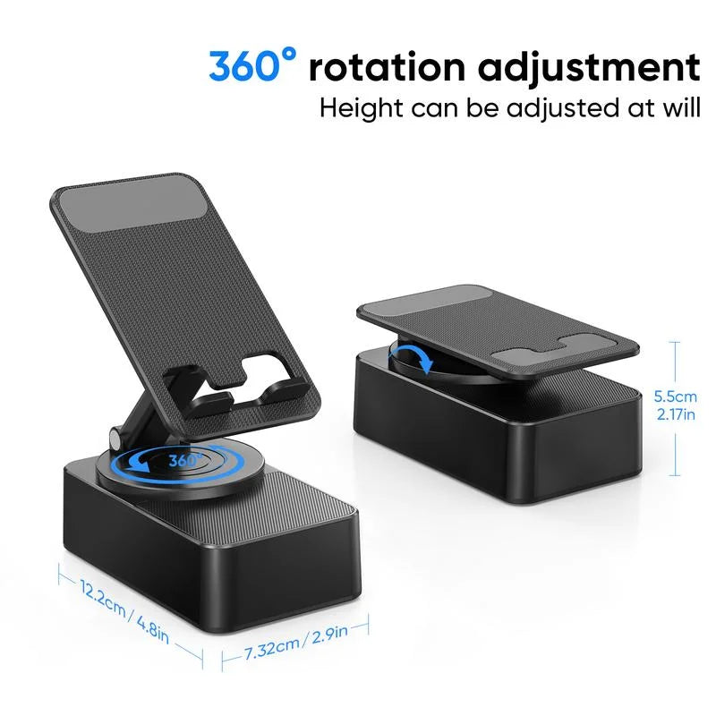 Wireless Bluetooth Speaker with Phone Stand and Built-in 1200mAh Power Bank